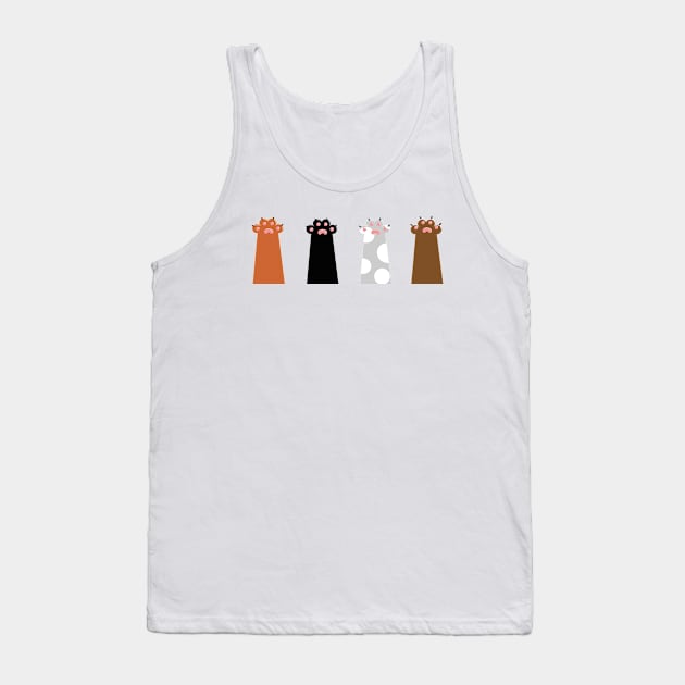 Cat's Paw Tank Top by kayelleallen